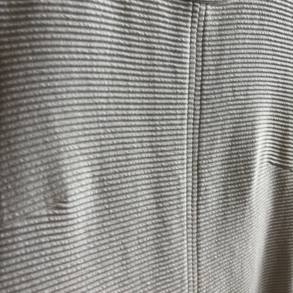 Vineyard Vines Ottoman Textured Ribbed Ivory Shift Dress M Short Sleeves - Picture 9 of 11